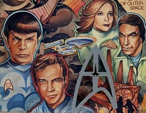 Tagliabiscotti Star Trek distintivo insegna, plastica - Foto 1 di 6