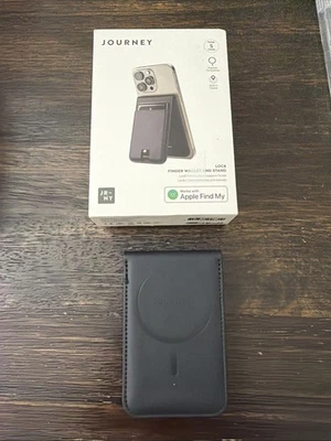 JOURNEY LOC8 MagSafe Finder Wallet and Stand  Midnight PREOWNED! - Image 1 of 4