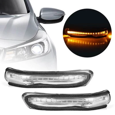 Espejo retrovisor lateral LED indicador de luz de señal de giro para Kia Forte 2014-2018 Foto 1 de 4