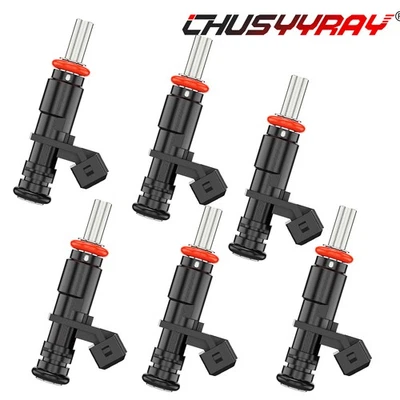 Juego de 6 inyectores de combustible para BMW X5 L6 2007 2008 2009 2010 3,0 L Foto 1 de 4