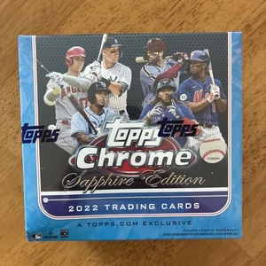 2022 Topps Chrome Sapphire Baseball Hobby Box - Factory Sealed Cal Raleigh? - Picture 1 of 1