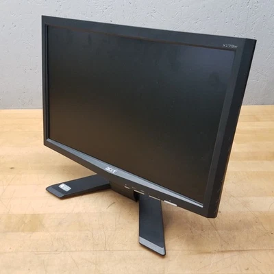 Acer X173W LCD Monitor, 17" Display - USED - Image 1 of 4
