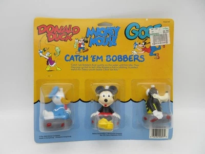 Paquete de 3 Bobbers de colección Zebco Disney Catch 'em NIP MICKEY MOUSE DONALD DUCK GOOFY Foto 1 de 4