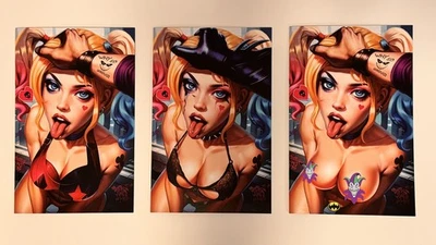 Artist Alley Multiverse Saga: Harley & Mr J NM Nice, Secret & Naughty-DHAXINA - Image 1 of 2