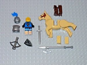 LEGO Castillo Negro Halcón Caballero Minifigura Espada Caballo Silla Armadura Escudo 10305 - Imagen 1 de 1