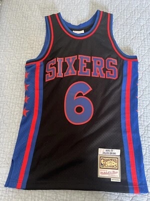 Mens Mitchell & Ness NBA Reload Swingman Jersey 76ers 1976 Julius Erving (No Tag - Image 1 of 3