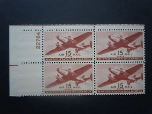 #C28 10c Plate Block #22764 UL MNH OG VF CV $10 "Includes New Mount" - Zdjęcie 1 z 1