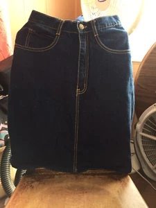 Vintage 1970's Gitano Jean Skirt - Picture 1 of 5