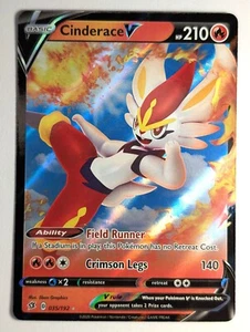 Cinderace V - 018/072 - Pokemon Shining Fates Sword & Shield Ultra Rare Card NM - Picture 1 of 2