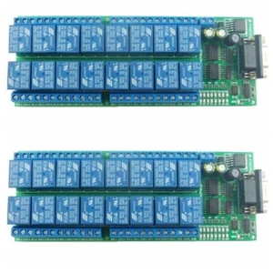 2 PCS 16ch 12V RS232 Serial Port DB9 Relay Board UART Smart Switch Module LED - Picture 1 of 9