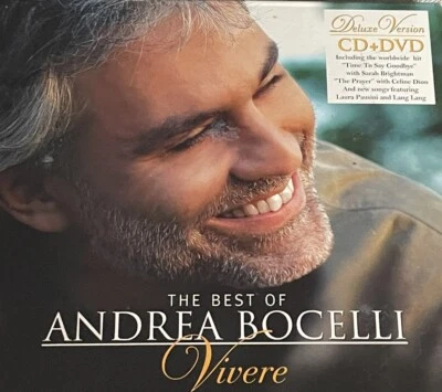 Andrea Bocelli Vivere - Greatest Hits  CD And DVD  Like New Digi Pak - image 1 of 4