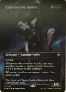 High-Society Hunter, Regular Borderless - MTG Foundations - Picture 1 of 1