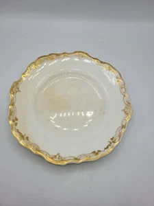 Antique copeland garrett Plate 5246 Scalloped gold trim Pattern Early 1800s - Picture 1 of 2