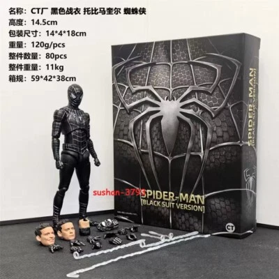 Figuarts SPIDER-MAN: No Way Home Black Suit Action Figure CT Ver. Toys Gift Doll - Image 1 of 4