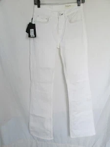NWT $225 Women's RAG & BONE Peyton Boot Cut Optic White Jeans Mide Rise 24 x 32 - Picture 1 of 13