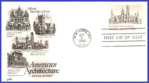 USA5 #1838 U/A ARTCRAFT FDC American Architecture Smithsonian - Picture 1 of 1