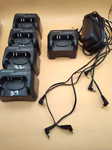 KENWOOD KSC-50CR RAPID CHAGER WITH AC SUPPLY (LOT OF 5) For KX-P500 - Picture 1 of 3