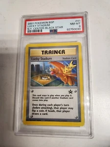 Pokemon Card Lucky Stadium 41 English New York Center Black Star Promo PSA 8 - Picture 1 of 2