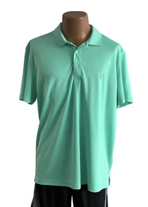 IZOD Golfshirt Key limettengrün Piqué Polo Golfer Traum gerippt Herren Gr. LARGE - Bild 1 von 6