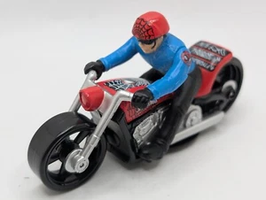 2012 Maisto Ultimate Spider-Man Plastic Chopper Motorcycle w/ Club Rider Marvel - Picture 1 of 6