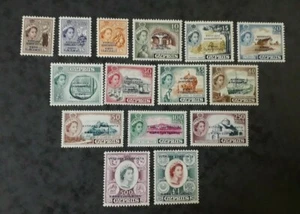 chypre 1960 188 à 202 / 171 à 185 Neuf * trace infime de charnière Rare cote 225 - Imagen 1 de 3