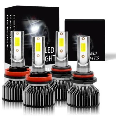 For Ford Lobo 2015-2019 Super Bright LED Headlights Combo Bulbs High Low Beam 4x - Image 1 of 4