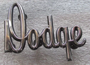 1968 - 1970 DODGE DART HOOD TRUNK LID EMBLEM BADGE GENUINE FACTORY ORIGINAL OEM - Picture 1 of 4