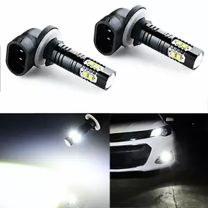 2x 881 LED Fog Light Driving Bulbs 862 886 889 894 896 898 Fron Lamp White 6000K - Picture 1 of 12