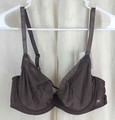 Sujetador sin relleno Pretty Polly Naturals para mujer púrpura talla 38D Foto 1 de 3