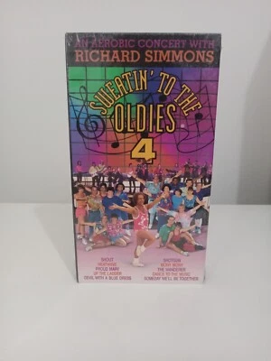Richard Simmons Sweatin' to the Oldies 4 NEW Sealed VHS Aerobic Concert Exercise - Image 1 of 4