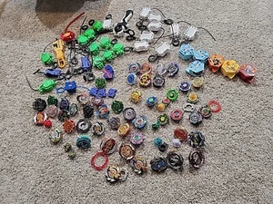 Huge Mixed Lot Of Beyblades, Parts And Launchers Lot Many Metal  - Picture 1 of 16