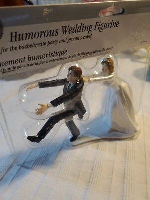 WILTON Humoroso Boda Pastel Topper o Despedida de Soltera y Pastel de Novio Foto 1 de 4