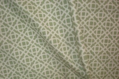 Tecido Waverly 1,33 jardas PKL retraço zimbro geométrico algodão pato 54" x 48" - Imagem 1 de 4