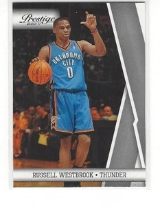 2010-11 PANINI PRESTIGE BASKETBALL RUSSELL WESTBROOK #84 - OKLAHOMA CITY THUNDER - Picture 1 of 2