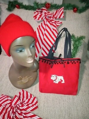 Ladies Bulldog Bag An Hat - Image 1 of 4