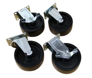 Husky 5 pulgadas Kit de ruedas para gabinetes base de garaje de acero listos para montar - Imagen 1 de 3