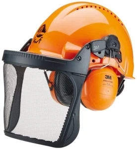 3M Forsthelm Forstarbeiter Helm Waldarbeiter Forstschutzhelm G3000M mit Visier - Bild 1 von 1