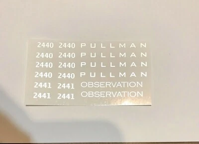 LIONEL 2440-40-41 GREEN PASSENGER CARS SILVER WATER DECALS 3 CAR SET NICE LOOK! - Image 1 of 2