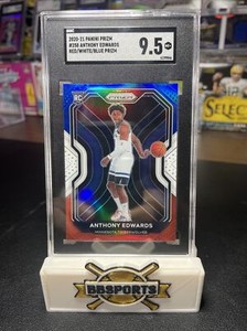 Anthony Edwards 2020 Panini Prizm Red White Blue Prizm RC #258 SGC 9.5  Low Pop