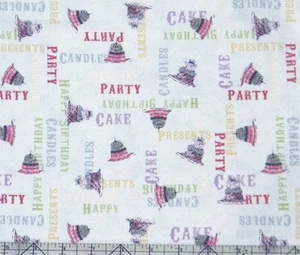 Tela aguamarina ligera para pasteles de cumpleaños Hullabaloo - Imagen 1 de 2