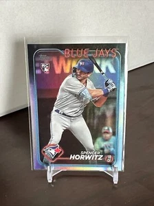2024 Series 1 Base Rainbow Foil #172 Spencer Horwitz  - Toronto Blue Jays - Picture 1 of 2