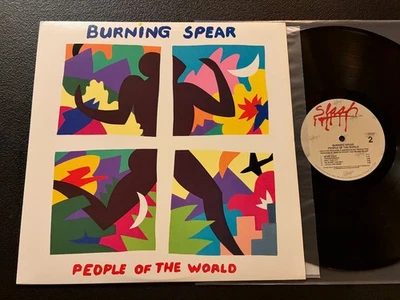 BURNING SPEAR People Of the World LP Slash 1-25524 Original 1986 SRC Press EX - Image 1 of 4