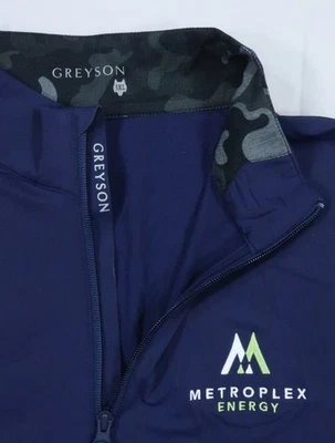 GREYSON TATE 1/4 ZIP PULLOVER 3XL MOCK NECK GOLF METROPLEX ENERGY RACETRAC LS - Image 1 of 4