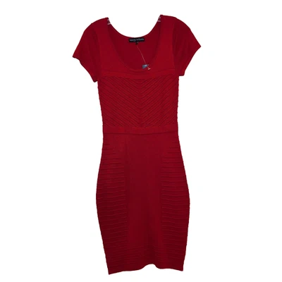 Nuevo con etiquetas Vestido Wendy Williams Mujer Mangas Cortas Tejido Rojo Talla XS D012A Foto 1 de 4
