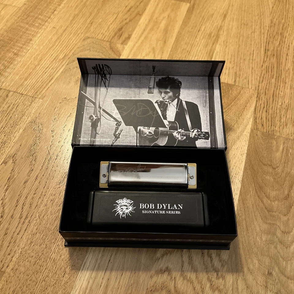 Bob Dylan Signature Series Hohner Harmonica Original Box Included - Image 1 of 2