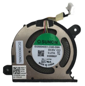 Véritable ventilateur SUNON refroidissement processeur Dell XPS 2020 13 9300 4 fils WX28K 0WX28K - Photo 1/4