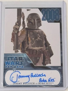 Jeremy Bulloch signiert BOBA FETT STAR WARS FAN DAYS II OFFIZIELLES PIX BECKETT - Bild 1 von 2