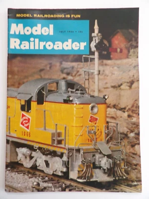 Model Railroader Magazine July 1966 Volume 33 - Image 1 of 3