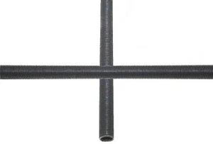 Gewinderohr M10x1 Eisen 1 Mtr. geölt Eisenrohr Lampe Gewinderohrstange 100 cm - Bild 1 von 1