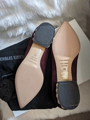 Nuevo con caja Mocasín Nicholas Kirkwood Color Rojo Talla 6 Foto 1 de 4